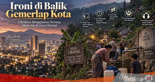 Ironi Akses Air di Desa Ciburial